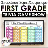 ASL First Grade Sight Words Digital Game - Digital Resource