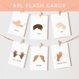 ASL Flash Cards, Centers, Montessori, Classroom, Bulletin 