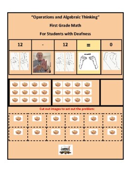 Preview of ASL, Grade 1, CCS: Operations w/ Algebraic Thinking for Students with Deafness
