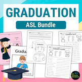 ASL Graduation End of Year Posters and Coloring Bundle