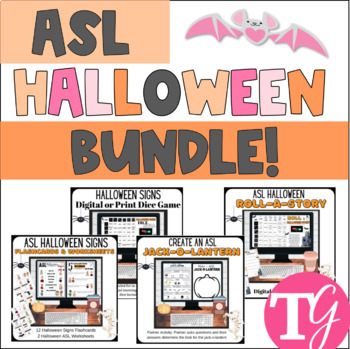 Preview of ASL Halloween Activities BUNDLE!
