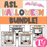 ASL Halloween Activities BUNDLE!