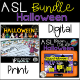 ASL Halloween BUNDLE Printable Version and BOOM CARDS™