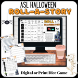 ASL Halloween Roll-A-Story: Digital and Print Version