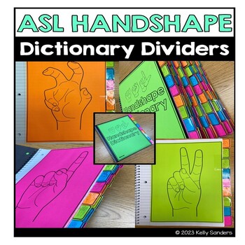 Preview of ASL Handshape Dictionary Dividers