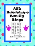 ASL Handshape Family Bingo