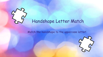 Preview of ASL Handshape Letter Match