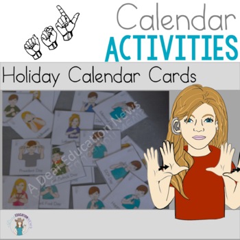 Preview of ASL Holiday Calendar Cards