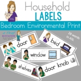 ASL Household Labels Bedroom
