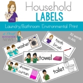 ASL Household Labels Laundry/Bathroom