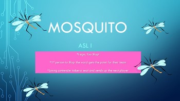 Preview of ASL I Mosquito Game Part III