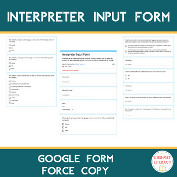 Preview of ASL Interpreter Input Form (For IEP Collaboration)