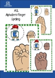 ASL Language Finger Spelling Activity Posters