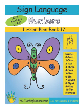 Preview of ASL Lesson Plan Book 17 - Numbers