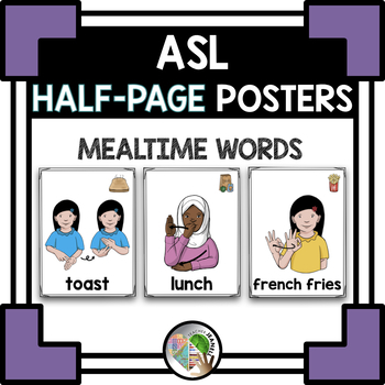 Preview of ASL Mealtime Posters
