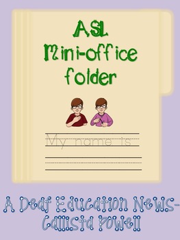 Preview of ASL Mini Office Folder