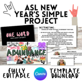ASL New Year's Project - Template Download