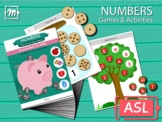 ASL Numbers Activities Book / Math Skills (Match, Pretend 