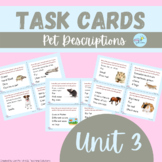 ASL Pet Description Task Cards -Google Slides™