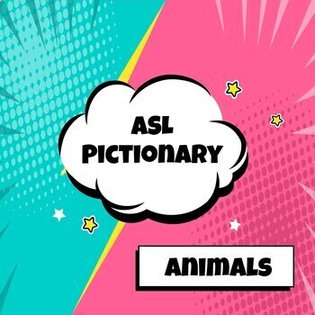 Preview of ASL Pictionary: Animals