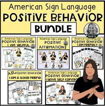 Preview of ASL Positive Behavior BUNDLE