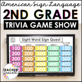 ASL Second Grade Sight Words Digital Game