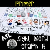 ASL Sight Word GRAPH IT Primer