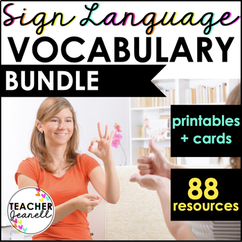 Preview of ASL Sight Words and Vocabulary Curriculum Supplement