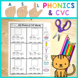 ASL Sign Language Phonics Worksheets