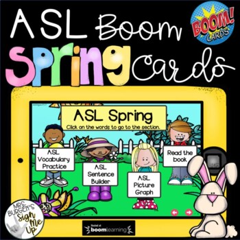 Preview of ASL Spring Boom Cards