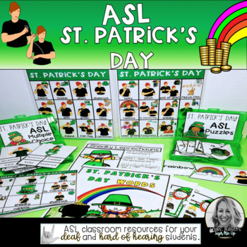 Preview of ASL St. Patrick's Day Activities