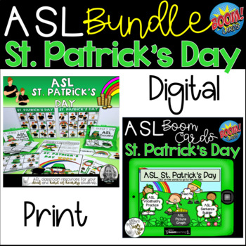 Preview of ASL St. Patrick's Day Bundle