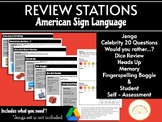 ASL Stations for Review & Practice - American Sign Language