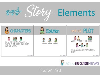 Preview of ASL Story Elements Poster