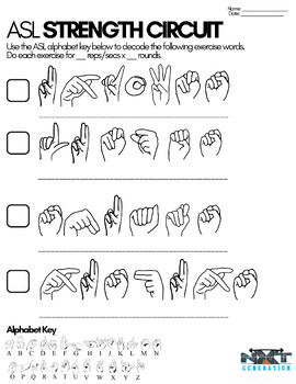 Preview of ASL Strength Circuit