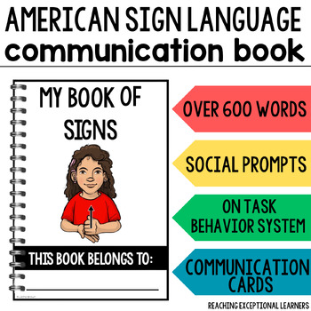 Preview of ASL Communication Book