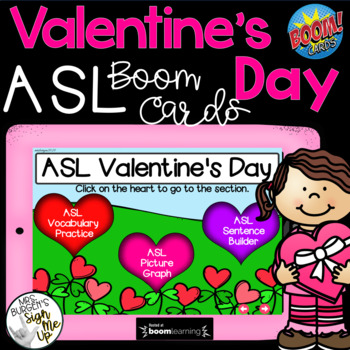 Preview of ASL Valentine's Day BOOM CARDS