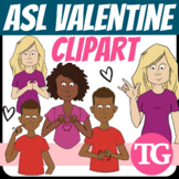 ASL Valentine's Day Clip Art: American Sign Language