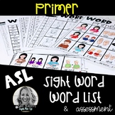 ASL WORD LIST and ASSESSMENT Primer