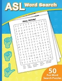 ASL Word Search Book (50 Word Search Puzzles)
