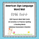 American Sign Language (ASL) ~Word Wall Cards