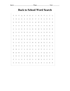 Preview of ASL Wordsearch Workbook