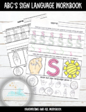 ASL Workbook For Early Learners  - Handwriting Practice - 