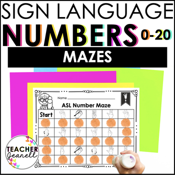 Preview of ASL Number Recognition 0-20