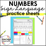 ASL Numbers 0-20 Worksheets