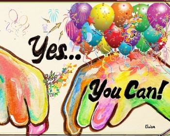 Preview of ASL "Yes, You Can" POSTER