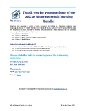 ASL at Home Electronic Learning Bundle