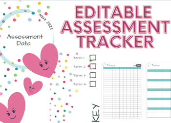 Preview of ASSESSMENT MADE EASY- polka dot assessment data booklet