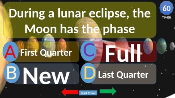 Preview of ASTRONOMY - TEST PREP GAME Play on Zoom with Class