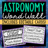 ASTRONOMY Vocabulary Posters | Word Wall | Bulletin Board 